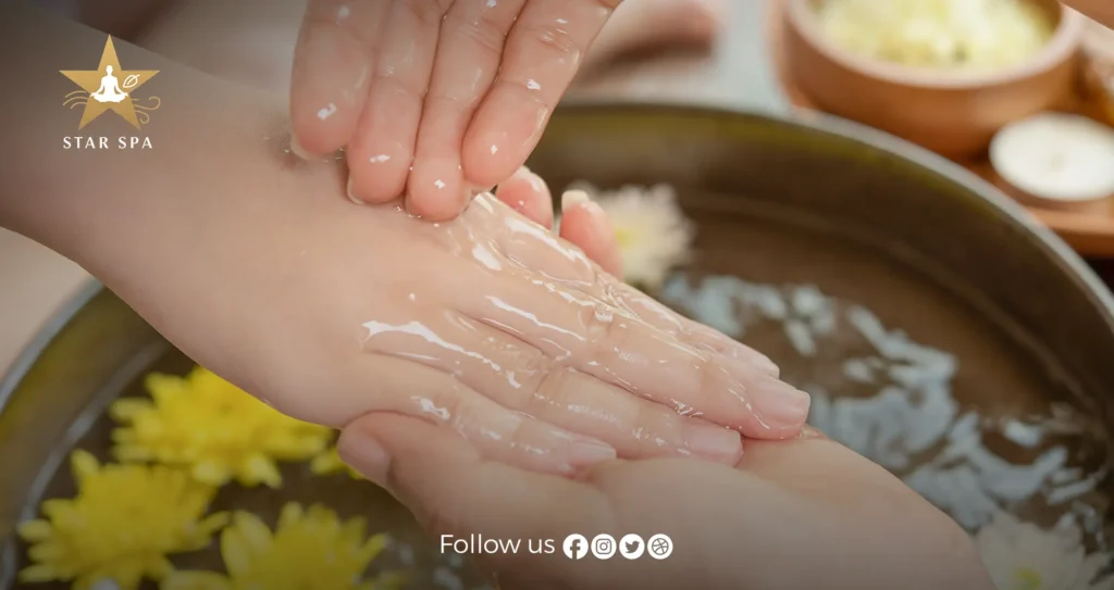Body Scrub Hands Feet Oil Mask Luxor