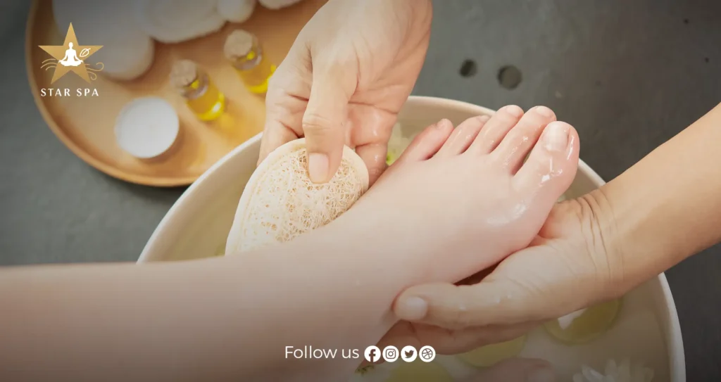 Body Scrub Hands Feet Oil Mask Luxor