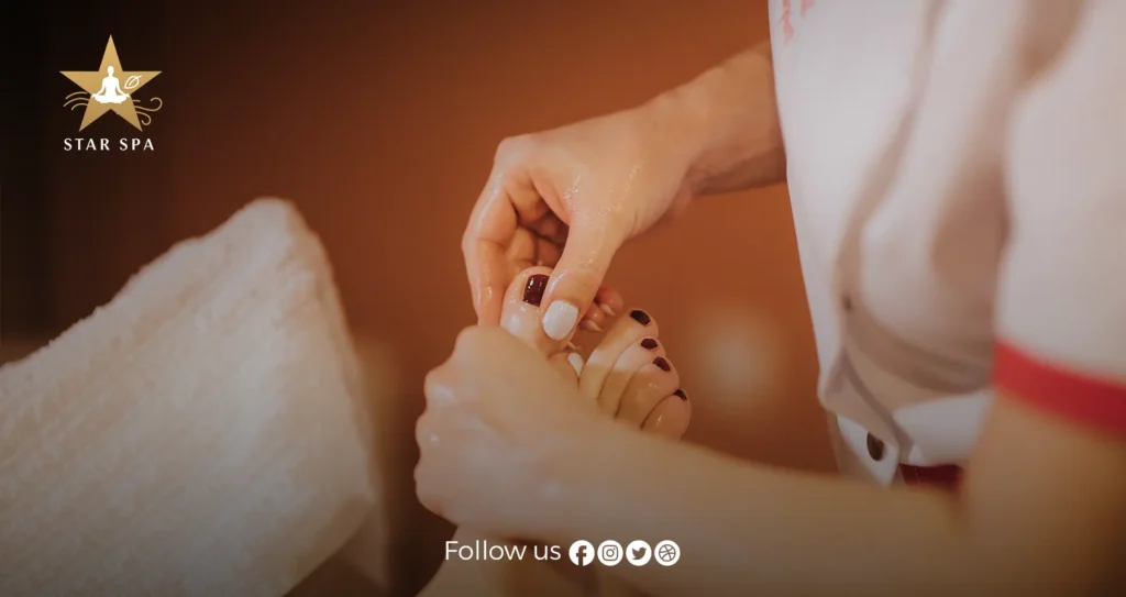 Foot reflexology for tired feet in Luxor